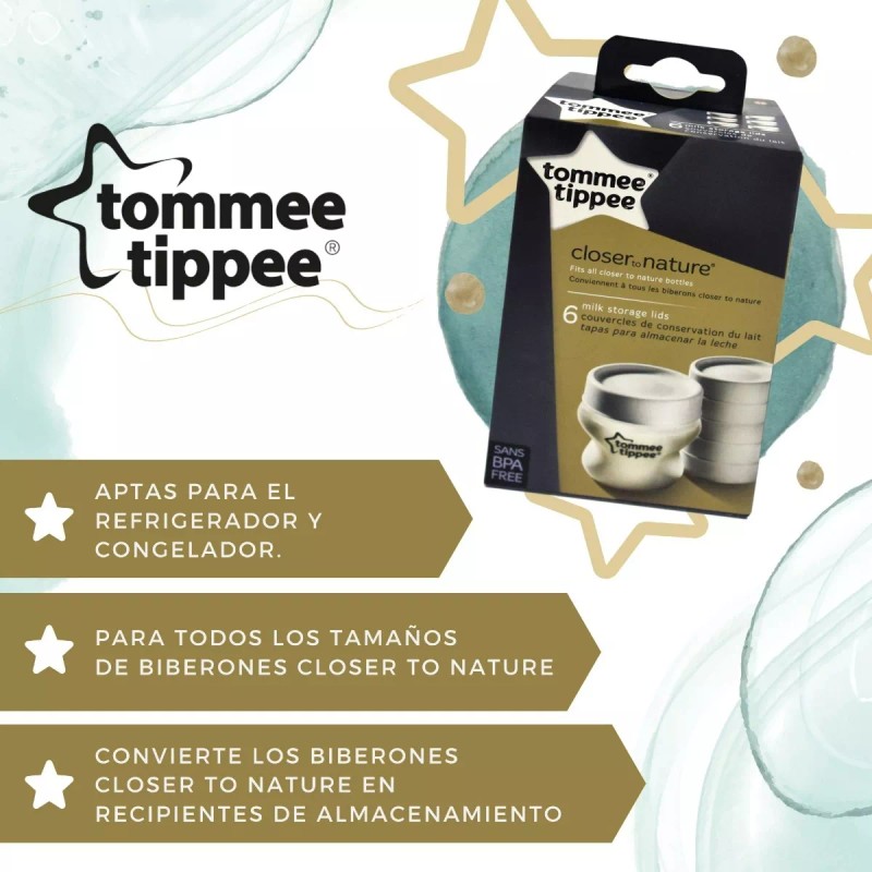 Tommee Tippee Tapas Para Biberones Almacenadoras De Leche Tommee Tippee