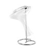Saveur et Degustation KV7083 Silver Decanter Dryer - 16.8 x 16.8 x 32.2cm