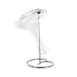 Saveur et Degustation KV7083 Silver Decanter Dryer - 16.8 x 16.8 x 32.2cm - Steel/Chrome/Metal