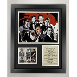 Legends Never Die James Bond Framed Photo Collage, 11 x 14, (16117U)
