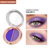 2 Colors Pearlescent Eyeshadow Palette Matte Glitter Portable Eyeshadow Neon
