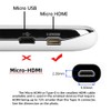 NFHK Micro HDMI 2.1 Ultra Thin HDTV Cable 8K 4K