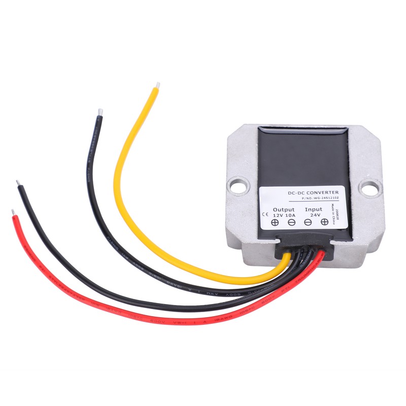 DC Power Converter 24V to 12V Adapter 10A Switching Power