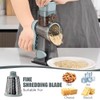 Amayz Infinit Rotary Cheese Grater – 3-in-1 Slicer, Shredder &