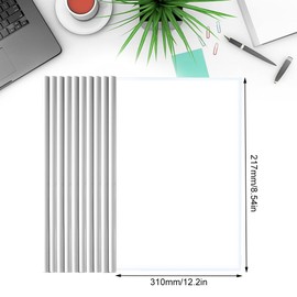 A4 Sliding Bar Binder, Plastic A4 Sliding Bar Binder, Folder Slider, A4 Plastic Report Covers, A4 Slide Binders, A4 Sliding Bar Binders, Clear A4 Sliding Bar Binders, Pack of 10