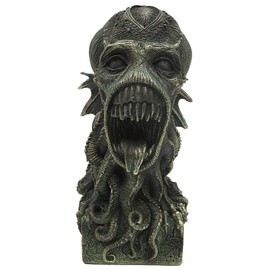 Pacific Trading 7" Cthulhu Resin Figurine The Ancient One Sea Monster Octopus Skull Statue Gothic Home Decorations Unique Gifts for H.P. Lovecraft Fans