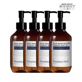 Bukigarni [부케가르니]히말라야 허브 나드 고보습 테라피 바디오일 300ml x4개 Bouquet Garni Himalaya Herb Nard High Moisture Therapy Body Oil 300ml x 4