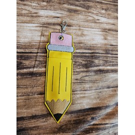 Pencil Pen Holder lanyard Keychain Teacher marker holder