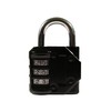 Pack of 3 Heavy-Duty Combination Padlock Weatherproof Rustproof Zinc Alloy