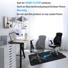 COSYLAND Office Chair Mat, 1/6" Thick 48" x 36" Multi-Purpose