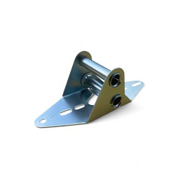 Hinge #6 Heavy Duty 14-Gauge Steel - Galvanized Finish - Ideal for Residential and Commercial Doors - 2 Pack