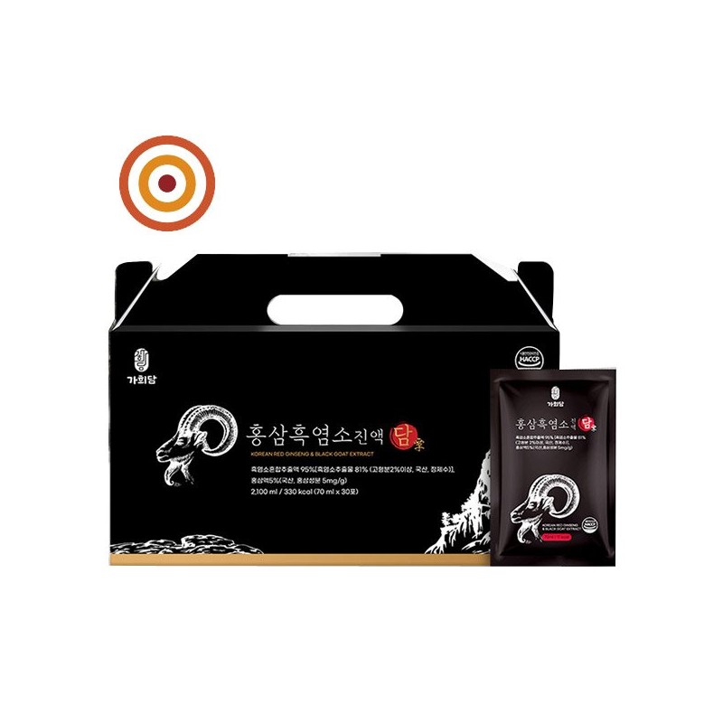 가희담 홍삼 흑염소진액 담 70mg x30포 Gahi Dam Red Ginseng