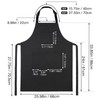 Noverlife Hair Stylist Apron with 4 Pockets, Hair Resistant 34