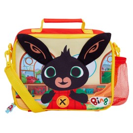 Bing Bunny 3D Ears Kids Insulated Lunch Bag Boys Girls Nursery School Lunch Box Drinks Holder with Detachable Strap