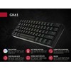 GK61 Mechanical Gaming Keyboard - 61 Keys Multi Color RGB
