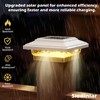 SIEDiNLAR 4x4 Solar Post Lights 50 Lumens 2 Modes, Post