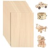 24 Pack 12x20x1/8 Inch Thin Basswood Sheets Wood Sheets Board