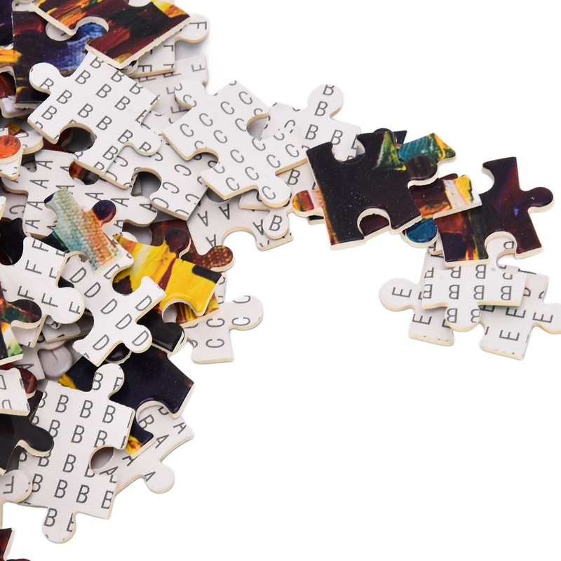 1000 Pcs Puzzle Creative Entertainment Strong Puzzle Walking in The