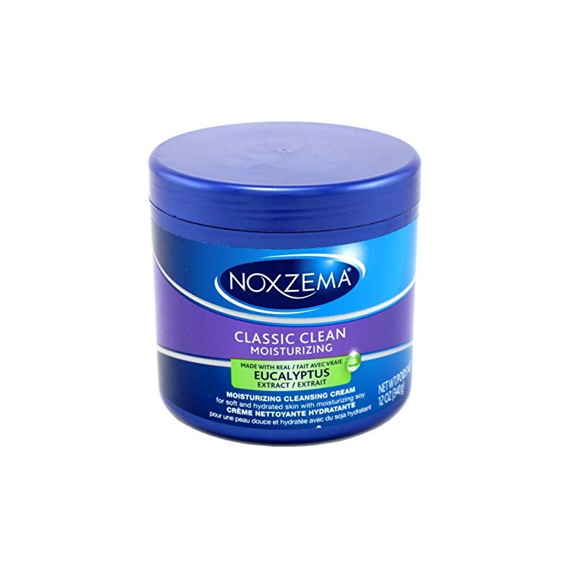 Noxzema Classic Clean, Moisturizing Cleansing Cream 12 Oz (Pack of