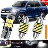 RIDROID 16PCS White Interior LED Lights Package kit For 2010-2021