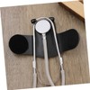 MAGICLULU 2pcs Stethoscope Holder for Scrubs PU Stethoscope Hip Holder
