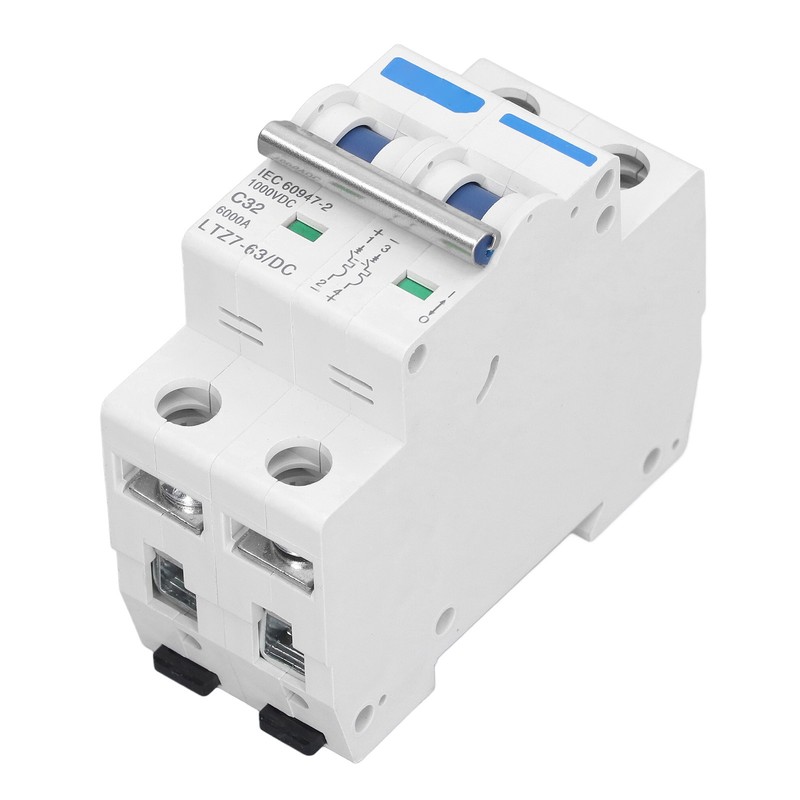 DC Miniature Circuit Breaker 2 Pole 1000V 32A DIN Rail