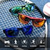 HENGOSEN Sports Sunglasses for Men 3 Pack Polarized Sunglasses Men
