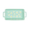 10 Strawberry Street Daisy Polka Dot Loaf Pan, Mint