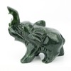 gemshan Jade Green Elephant Statues - Feng Shui Figurine Bring