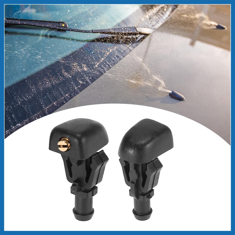 A ABSOPRO Front Windshield Washer Nozzles Fit for Ford F150