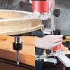 HARDWIN Compression-Cut Spiral Flush Trim Router Bit for Wood 1/4"