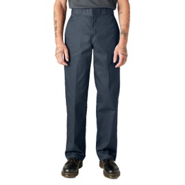 Dickies Men’s Original 874 Work Pants – Durable Straight Leg Uniform Trousers for Men, Ideal for Industrial or Office Use, Navy, 46W x 30L