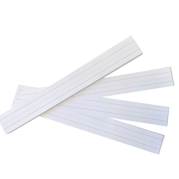 Reskid Ruled Sentence Strips, Thick Paper - 80lb Cardstock 3