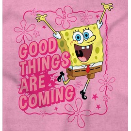 Spongebob Good Things are Coming Toddler Boy Girl T Shirt Pink