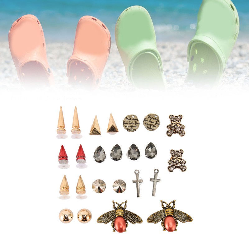 Decorative Shoe Clips Fashionable Shiny Elegant Removable Shoe Decoration Accessory