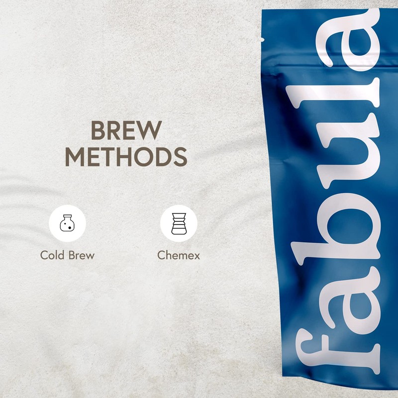 Fabula Coffee Cold Brew Freshly Grounded - Organic - Low