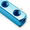 5 Way 8 Port Manifold Block Splitter,1/4" Pneumatic Air Hose