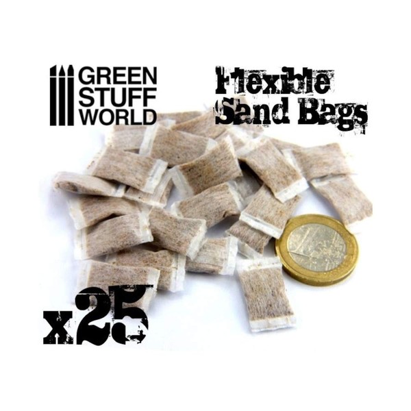 Green Stuff World 25 x Flexible Sandbags
