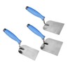 3 x Wide 80, 100, 120 mm Stainless Margin Stucco