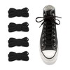 UamGlsob 2 Pairs 5/16" Wide Elastic Shoe Laces Replacement Laces