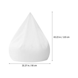 VILLCASE Rellenas para Puf de Almacenamiento, Couch Bag Cubre Sofa Reemplazo De Funda Del Del Sofá Bolsa De De Sofá Un Bolsa De Frijoles Bolsa De Para Puf Accesorio De Puf Tela, Sin Rellen