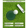 3Pcs Golf Cup Cover, Waterproof Golf Hole Putting Green Cup