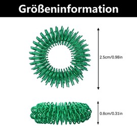 8 Stück Akupressur Ringe Für Finger, Akkupressurringe Finger, Massageringe Für Finger, Fingermassagering, Für Jugendliche, Erwachsene, Still Stress Reduzierstück Und Massagegerät