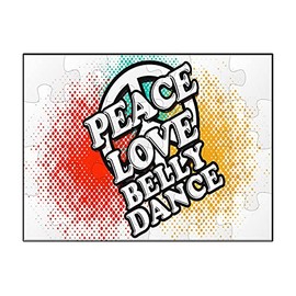 Makoroni -Peace Love Belly Dance - Jigsaw Puzzle 30 pcs, DesI6
