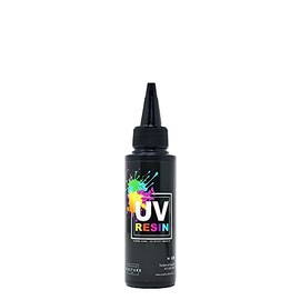 Counter Culture DIY Clear UV Resin, 4 oz, Quick Art Supplies for Coating & Casting, Great for Jewelry, Keychains - Epoxy Glue Cures Hard, No Sticky Residue