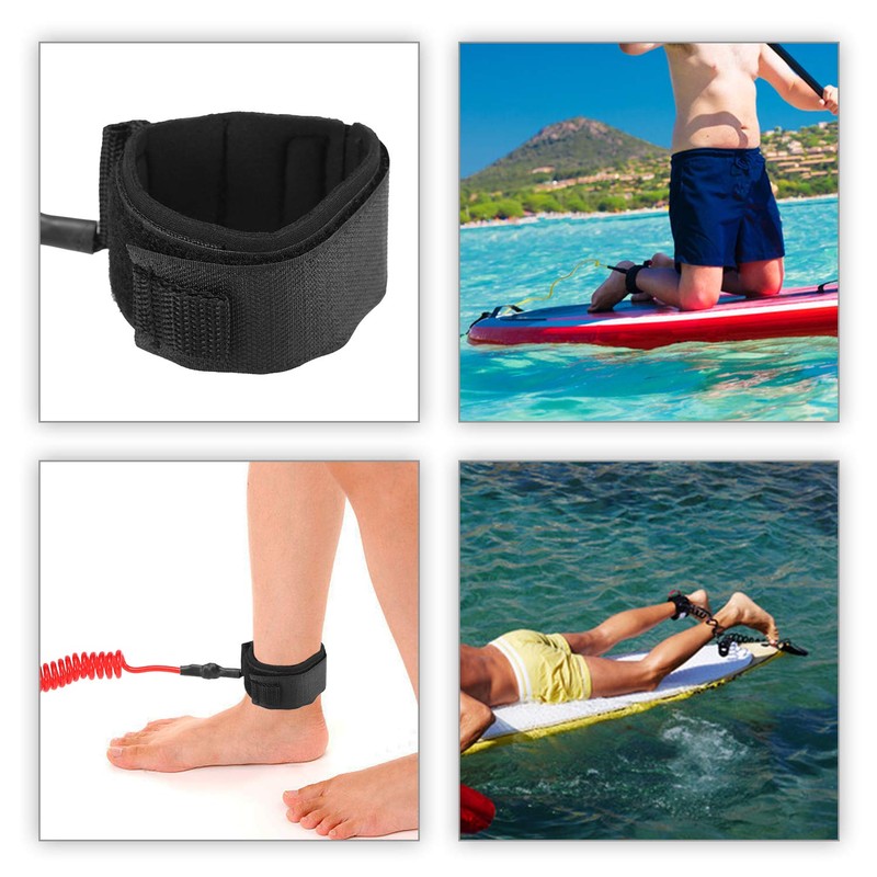 Lixada Leash Cord, Bodyboard, 4ft Ultra Strong TPU Cord, High