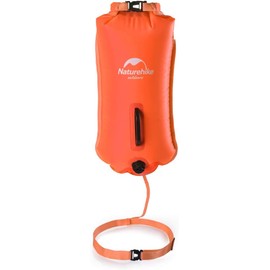 Naturehike - Boya de natación de seguridad de alta visibilidad de 28 litros, flotador de remolque de burbujas ultraligero y bolsa seca para natación en aguas abiertas, kayak, esnórquel, buceo, pesca