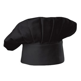 CHEFSKIN - Gorro de chef para niños, color negro, Negro, Niños