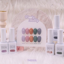 Thezel The Gel Woolly Bully 5 Piece Set Glitter Velvet Gel / 더젤 울리불리 5종 세트 글리터 벨벳젤