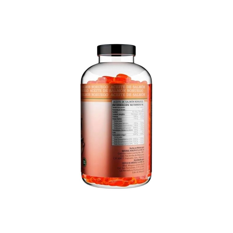 Aceite de Salmón Noruego Omega 3, 320 capsulas All Nature
